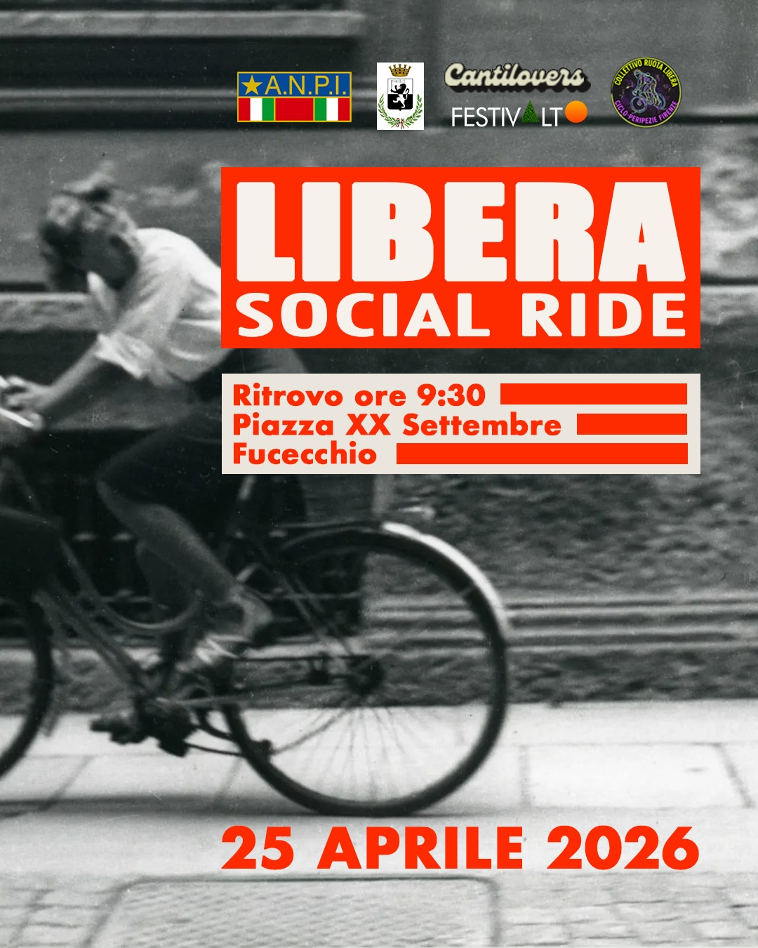 La locandina della Libera Ride La locandina della Libera Ride