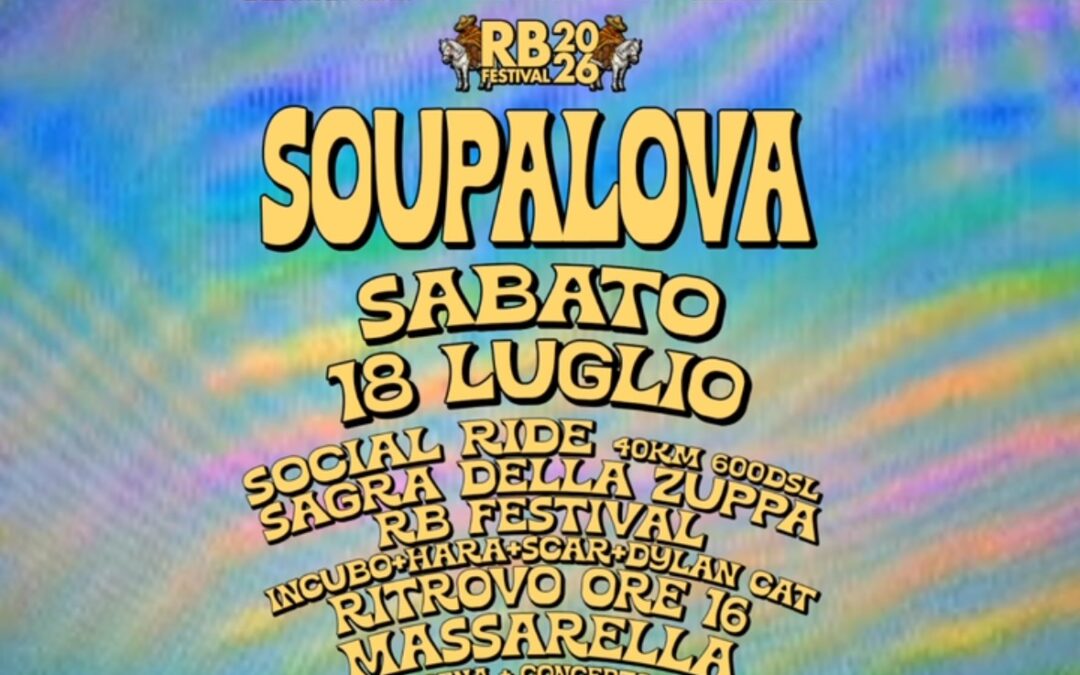Soupalova 2026: il programma della ride estiva a Massarella